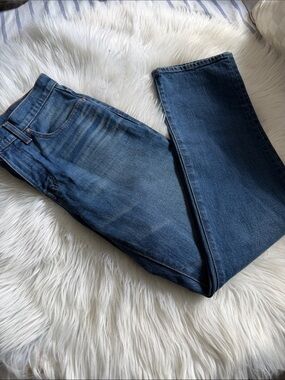 Madewell Mid Rise 90s Straight Jeans Women’s Size 28 Medium Wash Denim
